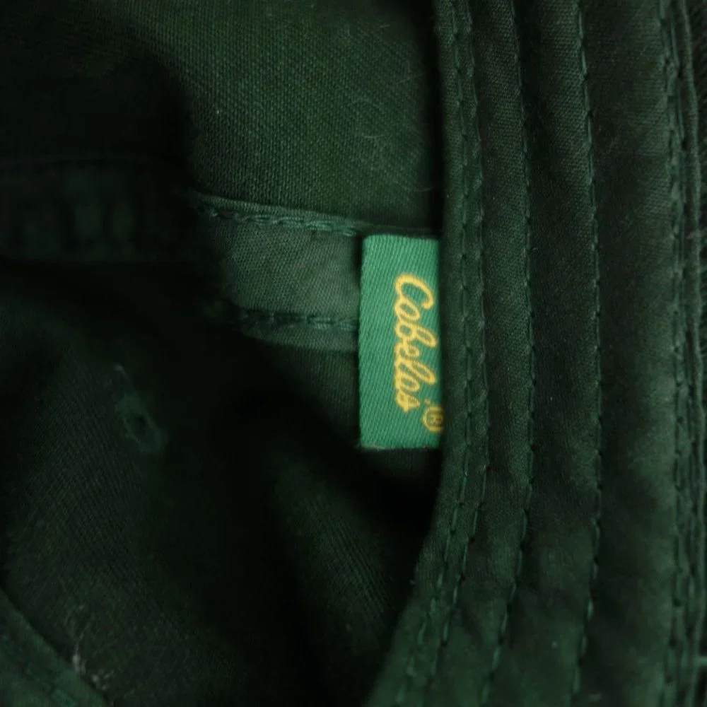 Cabela's Embroidered Strapback‎ Green Baseball Cap Hat